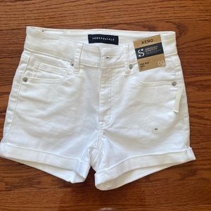 Aero White Shorts